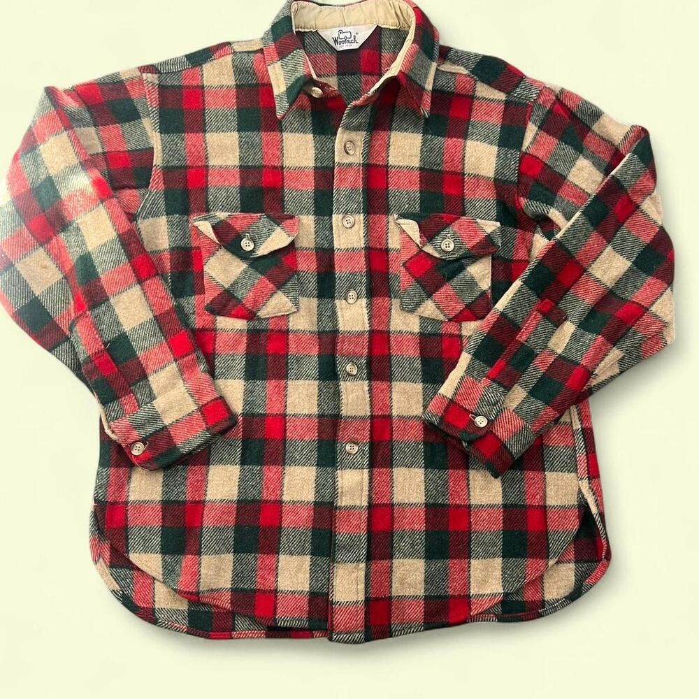 Vintage 70s Woolrich Wool Flannel Shacket